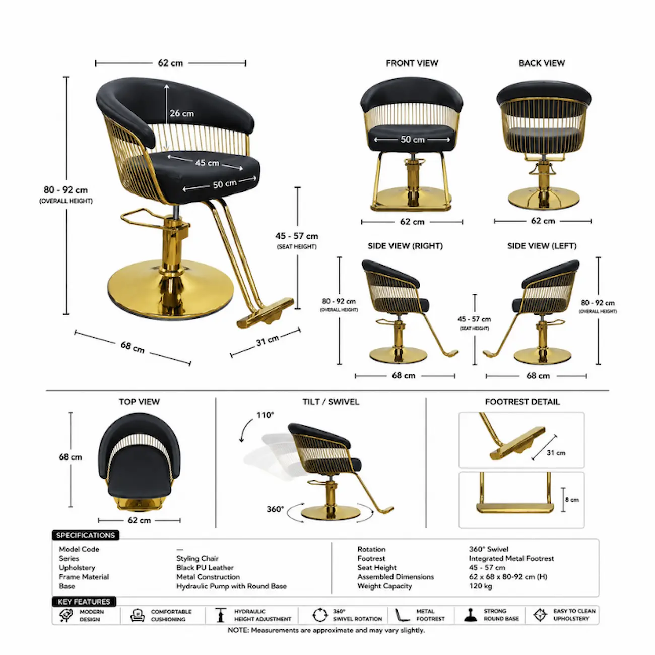 #3068G Styling Chair - Image 6