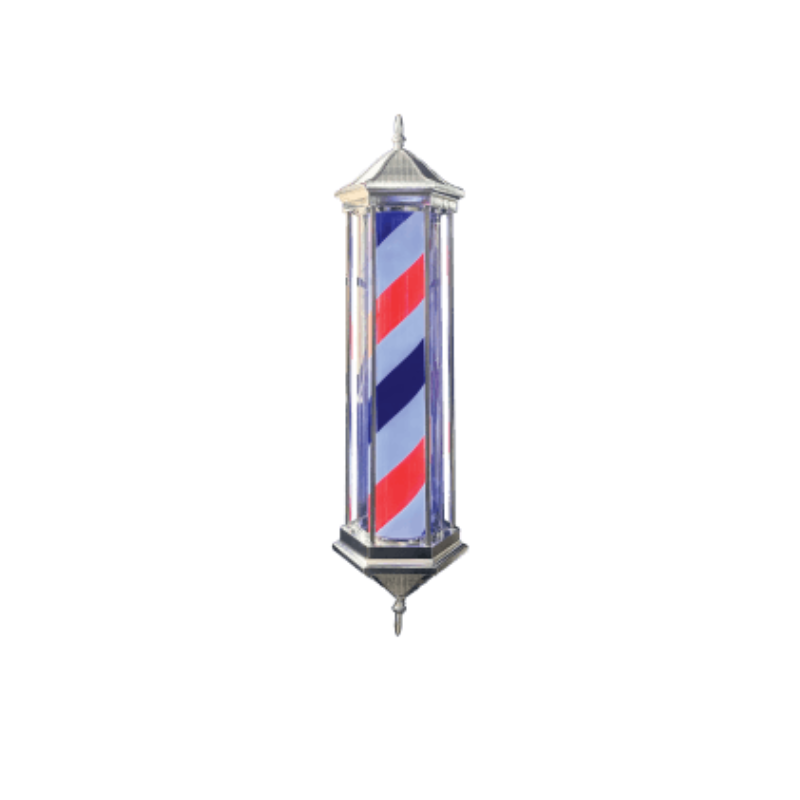 #887S Barber Pole Light