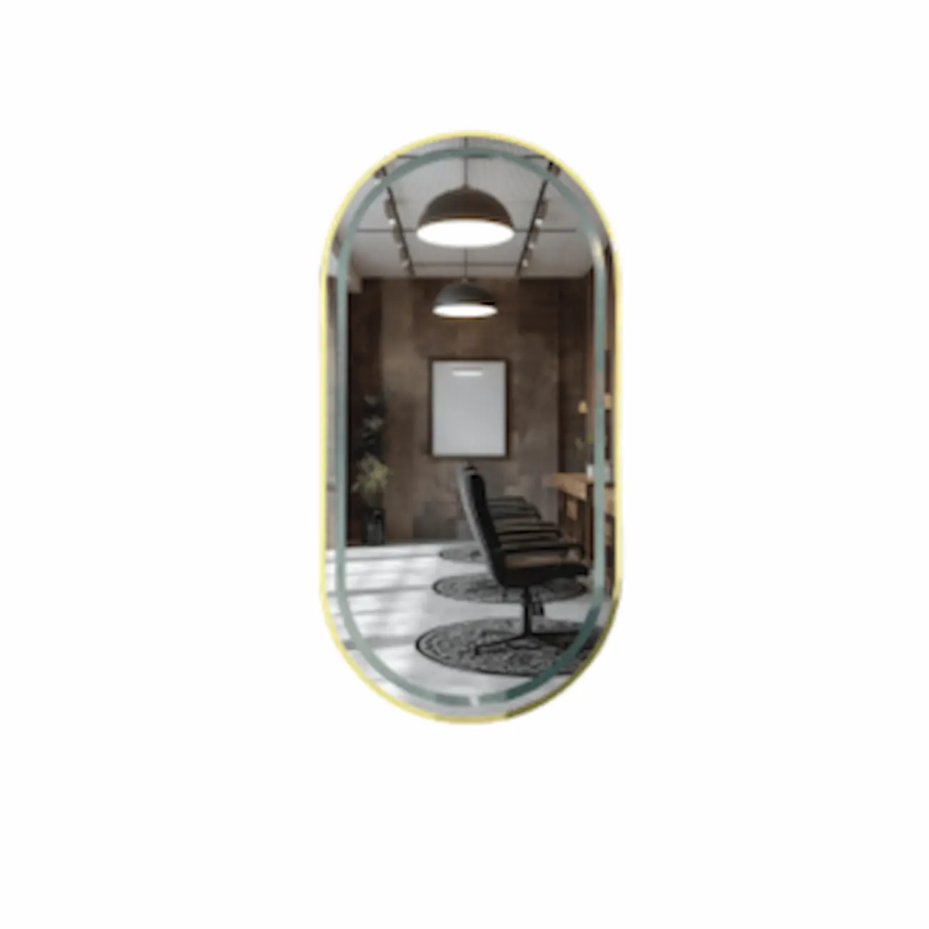 #SM001 Oval LED Salon Mirror