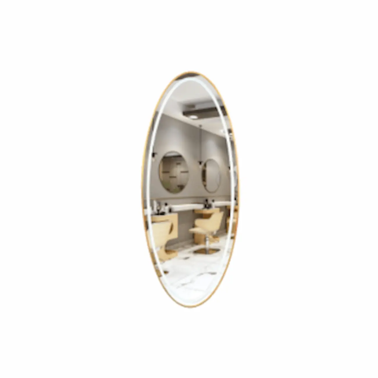 #SM001 Oval LED Salon Mirror