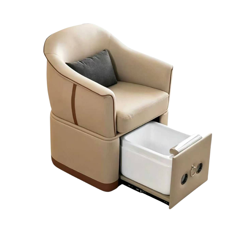 #PED005- Beige Pedicure Spa Chair